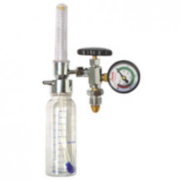 Oxygen Adjustment Valve with Rotameter & Humidifer Bottle (Perfect)