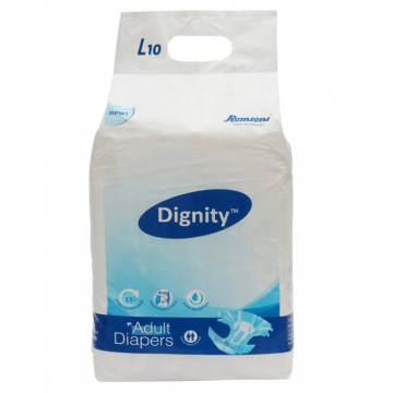 Romsons Adult Diapers  Dignity  (10 Pcs. Pack)