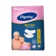 Romsons Dignity MAGNA Adult Diapers Large (Pack of 10 Pcs) for Waist Size 38-54 Inches