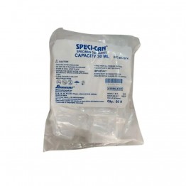 Romsons Specican Container 30 ml  (Specimen Collection)  Sterile - Plastic (Box of 50 Pcs.)