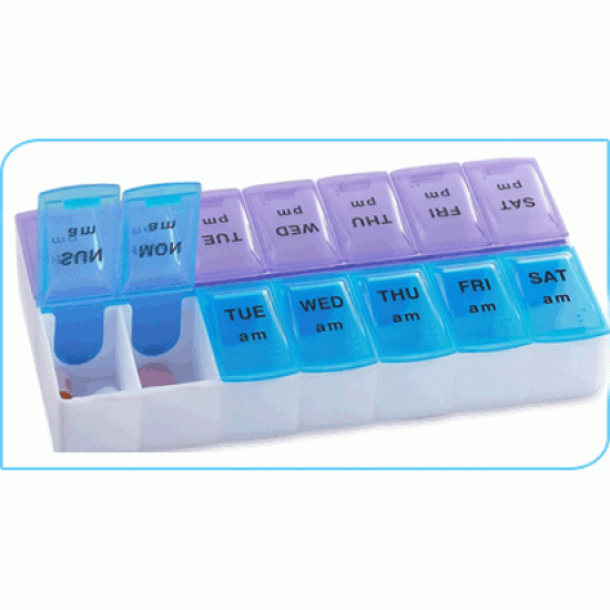 Presens TabOrg Tablet/Pill/Medicine Organiser For a Week & Once a Day  Medicine