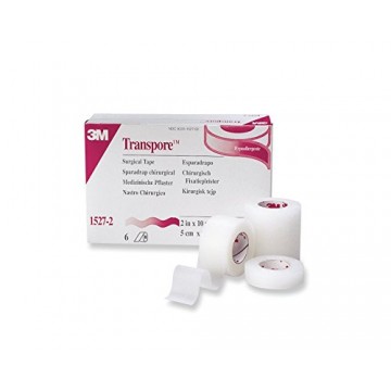 Transpore Tape 3M (Plastic Hypoallergenic Tape) - Box Pack