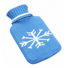 Hot Water Bottle Bag With Colorful Premium Towel Knit Cover  - (Non-Electrical)