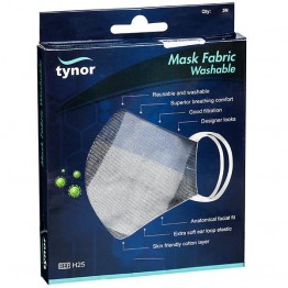 Tynor Mask Fabric Washable (Pack of 3 Pieces) - Checks
