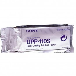 Sony Ultrasound Thermal Paper Roll 110mm X 20m UPP-110S B/W  (1 Roll)