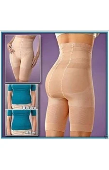 Slim Fit Ladies Body Shaper For Flat Tummy & Slimmer Thigh (Skin Color)