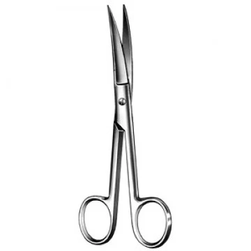 Fine Surgical Scissor Curved (Sharp Edges) S/Steel