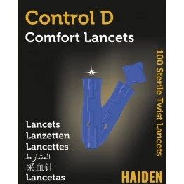 Control D Comfort Lancets 30G - Pack of 100