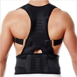 Real Posture Support Brace Belt (Black) For Men & Women 