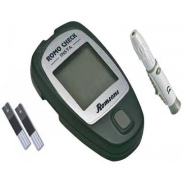 Romsons Romo Check Insta Glucometer For Self Testing of Blood Glucose 