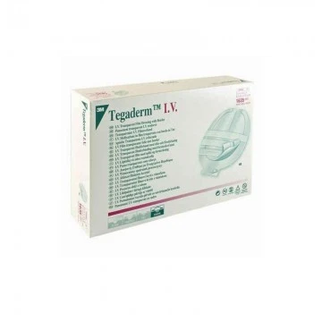 3M Tegaderm I.V. Transparent Film Dressing with Border (1635IN) - Box of 50 Pieces