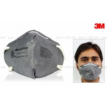 3M Anti-Pollution Bike/Scooter Riding / Driving Face Mask-Grey