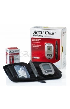AccuChek Performa Gulcometer with 100 Test Strips