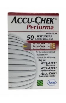 AccuChek PERFORMA Blood Gulcose Test Strips  50 Strips (1X50 PACK)