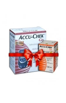 AccuChek GO Gulcometer with 50 Test Strips