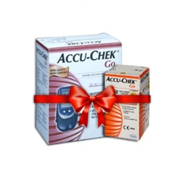 AccuChek GO Gulcometer with 50 Test Strips