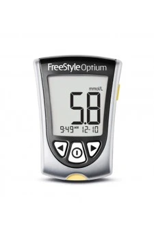 Freestyle Optium Gulcometer With Free 5 Test Strips