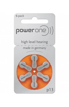 PowerOne P13 Hearing Aid Battery (6 Pcs Pack)