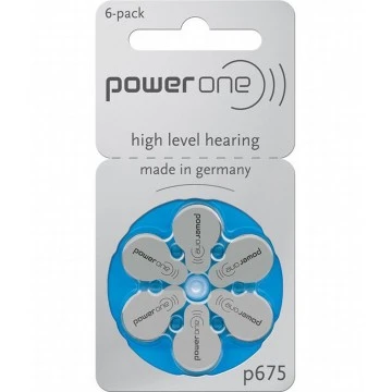 PowerOne P675 Hearing Aid Battery