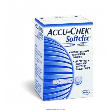 AccuChek Softclix Lancets 100 Pcs. Pack