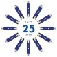 AccuSure Simple Test Strips 25's Pack