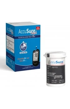 AccuSure Simple Test Strips 50's Pack