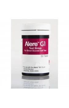 Alere G1 Glucometer Test Strips 50 Strips (Without Outer Box)