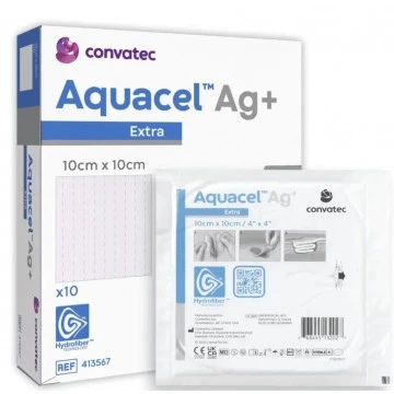 ConvaTec Aquacel Ag Plus Extra Dressing (10cm x 10cm)