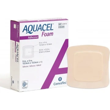 ConvaTec Aquacel Foam Adhesive Dressing (12.5cm x 12.5cm) ConvaTec Aquacel Foam Adhesive Dressing (12.5cm x 12.5cm)