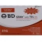 BD Glide Ultra-Fine II Insulin Syringes 1ML U-100 31gx6mm (Box of 100)