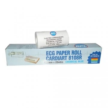 BPL ECG Paper Roll Cardiart 8108 (130mm x 25 Mtrs.) - Pack of 2 Rolls