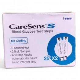 Caresens S Test Strips 50 Strips (2x25 Pack)