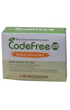 SD CodeFree PLUS  50 Test Strips (2X25 pack)