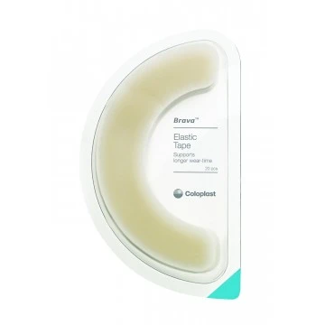 Coloplast 12070 Brava Elastic Barrier Ostomy Tape (Pack of 20)