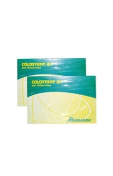 Romsons Colostomy Kit Adult with 100 spares poly bag