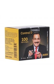 Control D Glucometer Test Strips - 100 Strips (2x50 Pack)