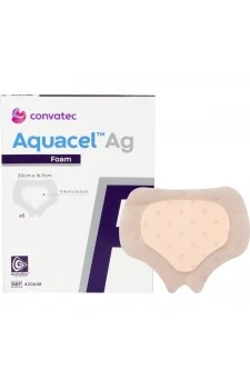 ConvaTec Aquacel Ag Foam Sacral Dressing (20cm x 16.9cm)