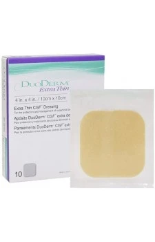 ConvaTec DuoDERM Extra Thin CGF Dressing (4 x 4 Inches) - 10 Pcs Box, Ref # 187955