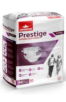 Coronation Prestige Adult Diapers (Medium)