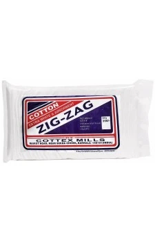 Cottex Mills Extra White & Absorbent Zig-Zag Cotton (500gm)