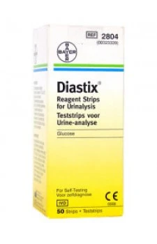 Bayer Diastix Reagent Strips For Urinalysis - 50 Strips