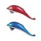 Dolphin Fish Shaped Body Infrared Massager With 3 Attachments (Color May Vary)