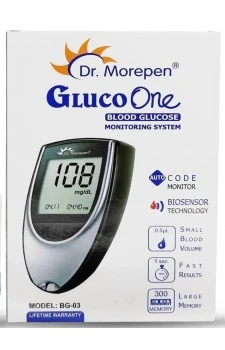Dr Morepen BG-03 Glucometer Kit Only (Without Strips)