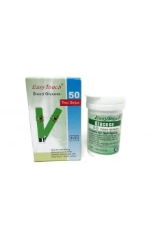 EasyTouch Blood Glucose Test Strips 50 Strips (1x50 Pack)