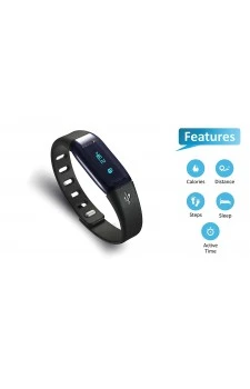 Equinox Smart Activity and Sleep Tracker Qbit Bluetooth Enabled ( EQ-AT-LS405B )