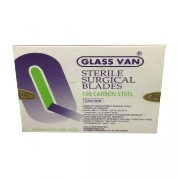 Glass Van Sterile Surgical Blade (100 Pcs. Per Box)