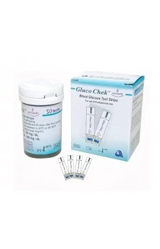Gluco Chek No Coding 5 Seconds Test Strips 50's Pack