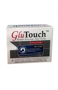 Glu Touch Gulcometer Test Stips - 1x50 Pack