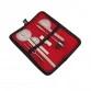 Goniometer Kit (High Quality Steel) - Set of 3 Goniometers with Percussion Knee Hammer, Tuning Fork and Measuring Tape for Physiotherapy, Orthopedics, Sports etc.