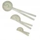 Goniometer Kit (High Quality Steel) - Set of 3 Goniometers with Percussion Knee Hammer, Tuning Fork and Measuring Tape for Physiotherapy, Orthopedics, Sports etc.